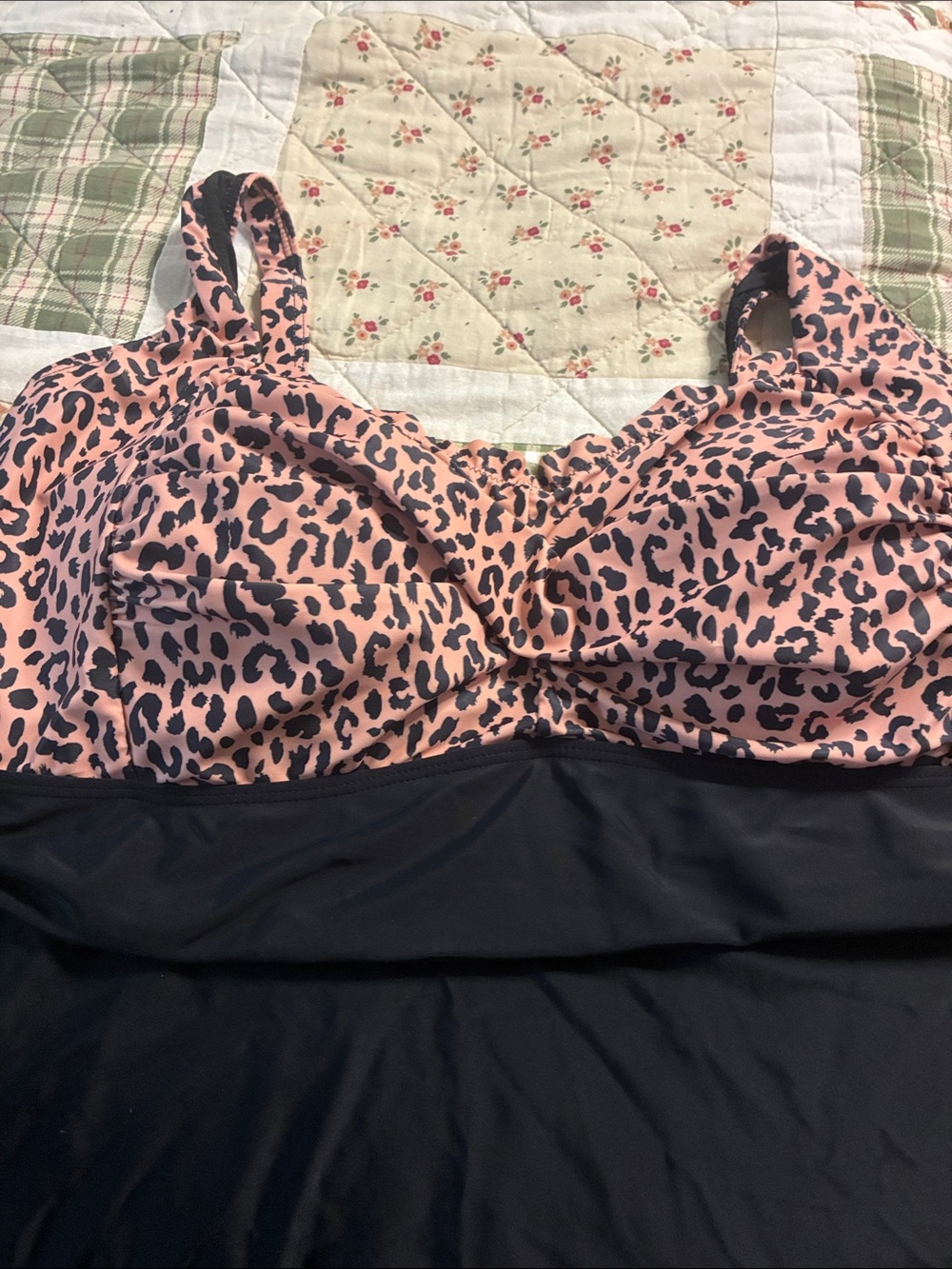 Leopard Print Bustier Swim tankini set - Picture 6 of 6